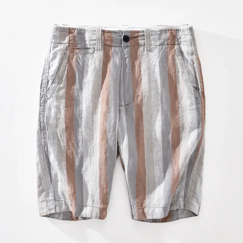 Shorts en Lin Homme Confortable pour Été