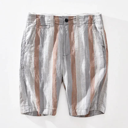 Shorts en Lin Homme Confortable pour Été