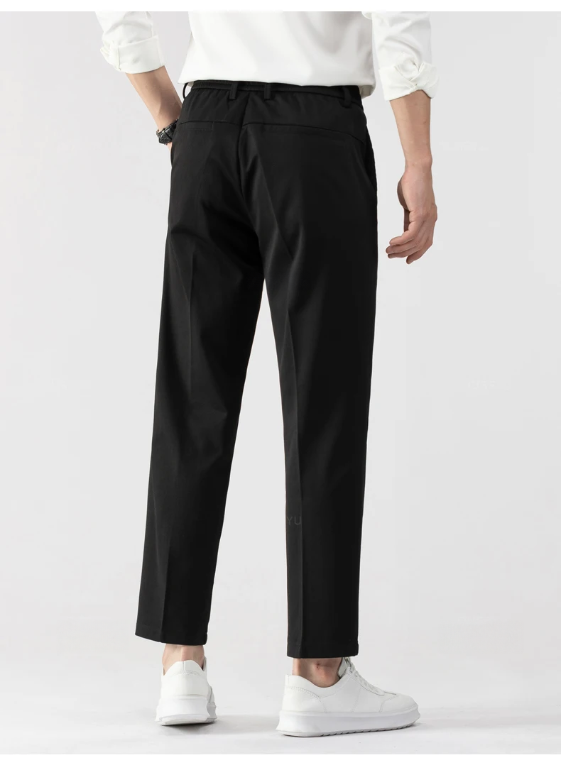 Pantalon Homme Beige Taille Haute Confort et Élégance