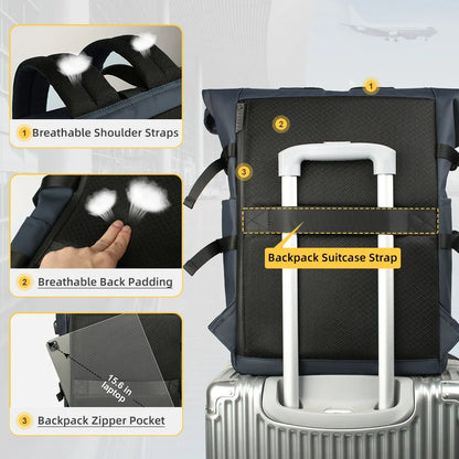 Sac à dos ordinateur portable Antivol avec port USB Unisexe