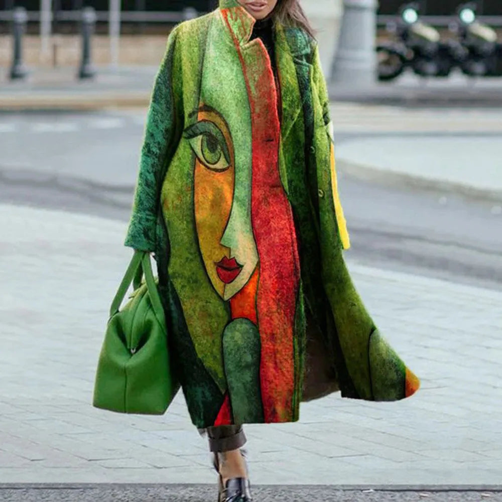 Manteau femme hiver carreaux chaud et tendance