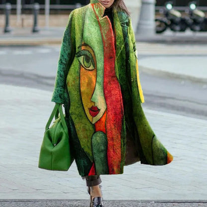 Manteau femme hiver carreaux chaud et tendance
