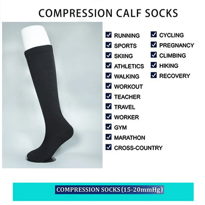 Chaussettes Unisexe Compression Confort Sport et Voyage