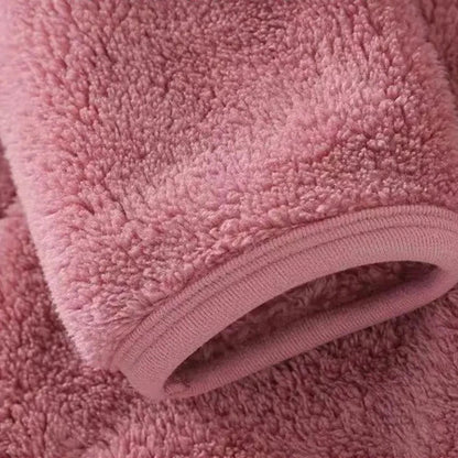 Blouson Hiver Femme Douillet avec Fermeture Éclair