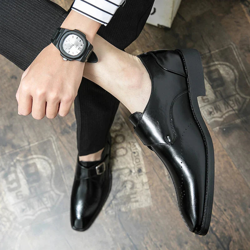 Chaussures Homme Cuir Noir Élégantes