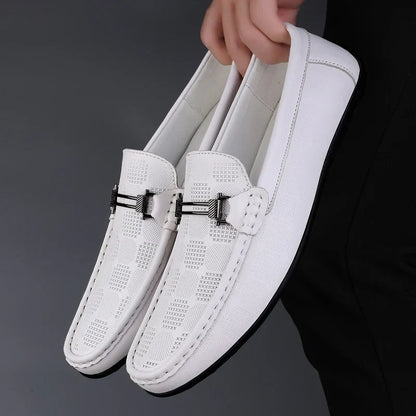 Mocassin Homme Cuir Italien de Luxe