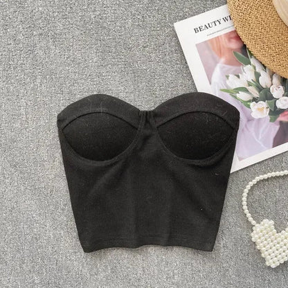 Bustier Top Push-up Corsage Féminin pour Femme