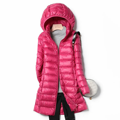 Doudoune Femme Hiver À Capuche Détachable