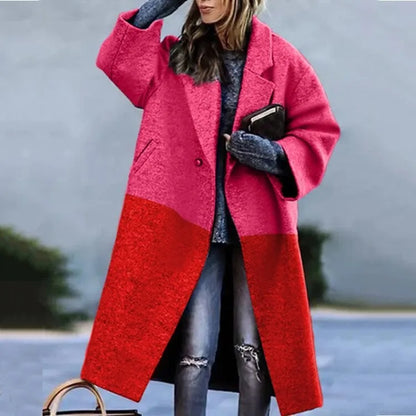 Manteau femme hiver carreaux chaud et tendance
