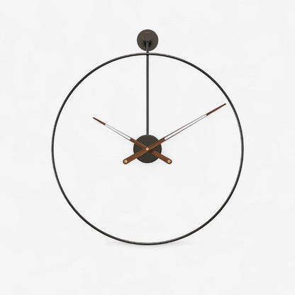 Horloge Murale Design Ronde en Bois - PanierRoyale