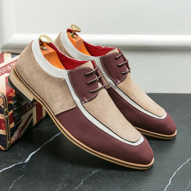 Chaussures Homme Cuir Velours Élégantes
