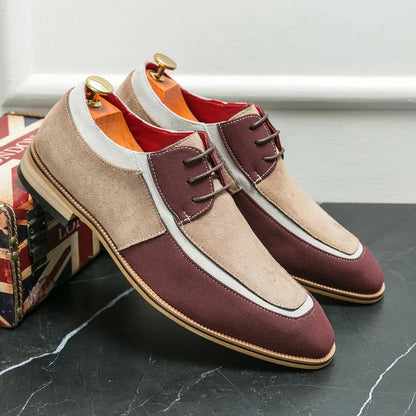 Chaussures Homme Cuir Velours Élégantes