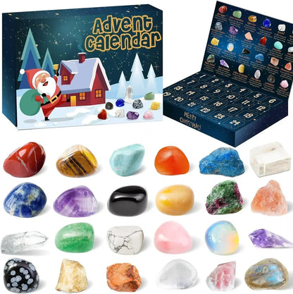 Calendrier de l'Avent Minéralogie 24 Portes à Surprises - PanierRoyale