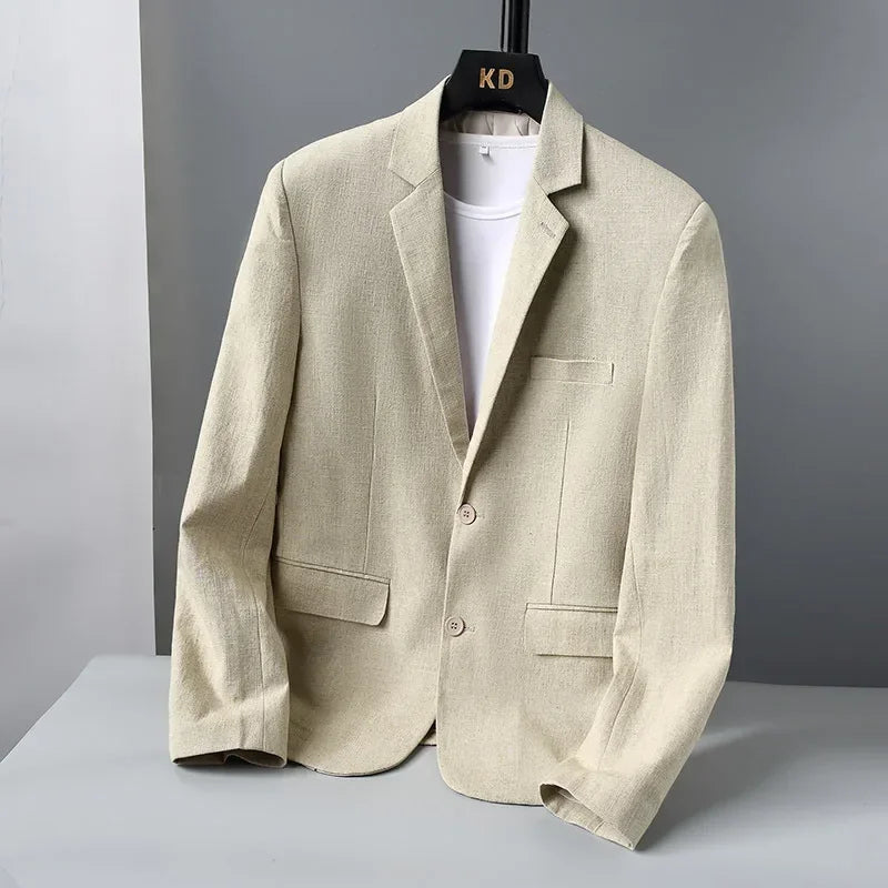 Blazer Homme Lin Élégant et Raffiné