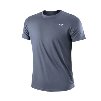T-shirt Homme Séchage Rapide Col Rond Manches Courtes Coupe Légère