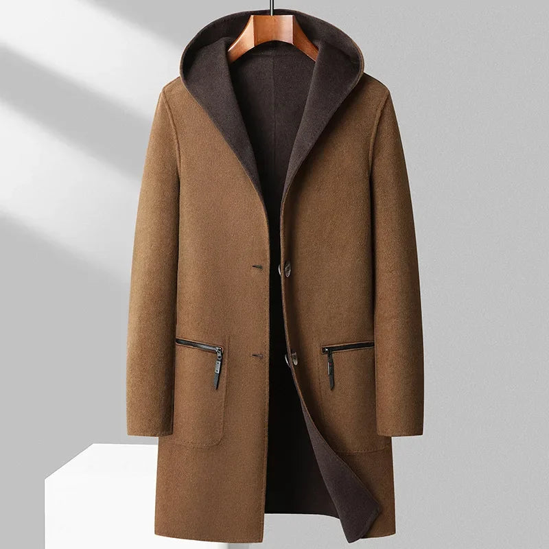 Manteau Homme Hiver Épais avec Poches Zippées - PanierRoyale