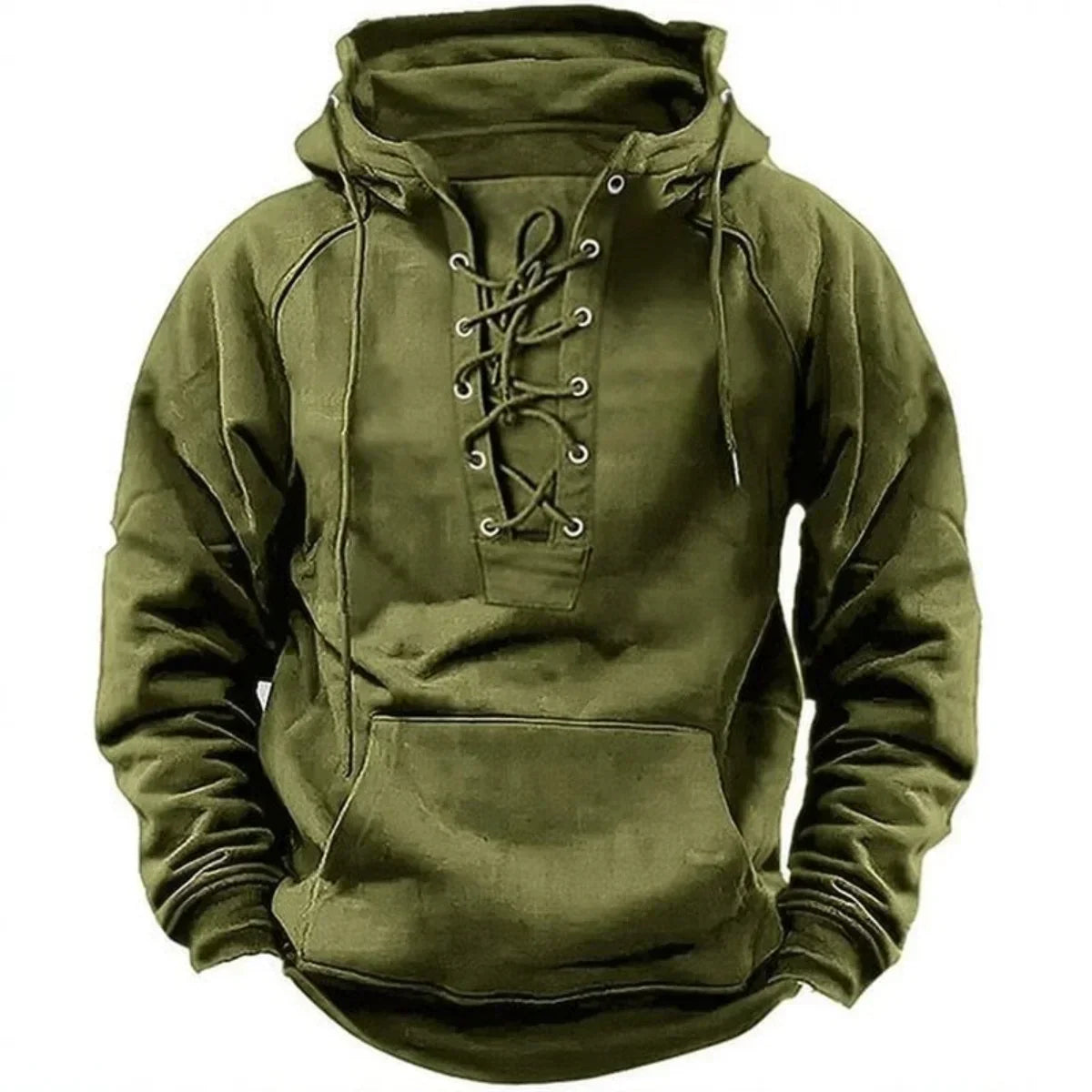 Sweat à capuche Épais Coton Coupe Rétro