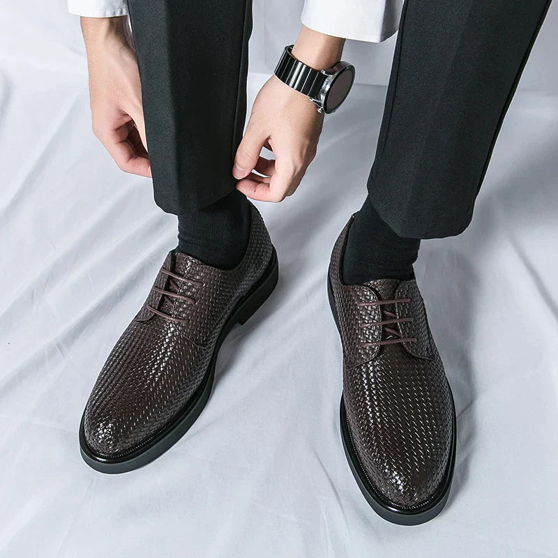 Richelieu Cuir Homme Élégant et Confortable
