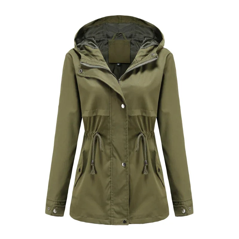 Manteau Imperméable Femme Léger avec Capuche - PanierRoyale