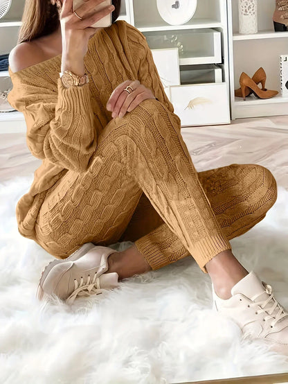 Ensemble Deux Pièces Femme Confortable - Tenue de Maison Chic