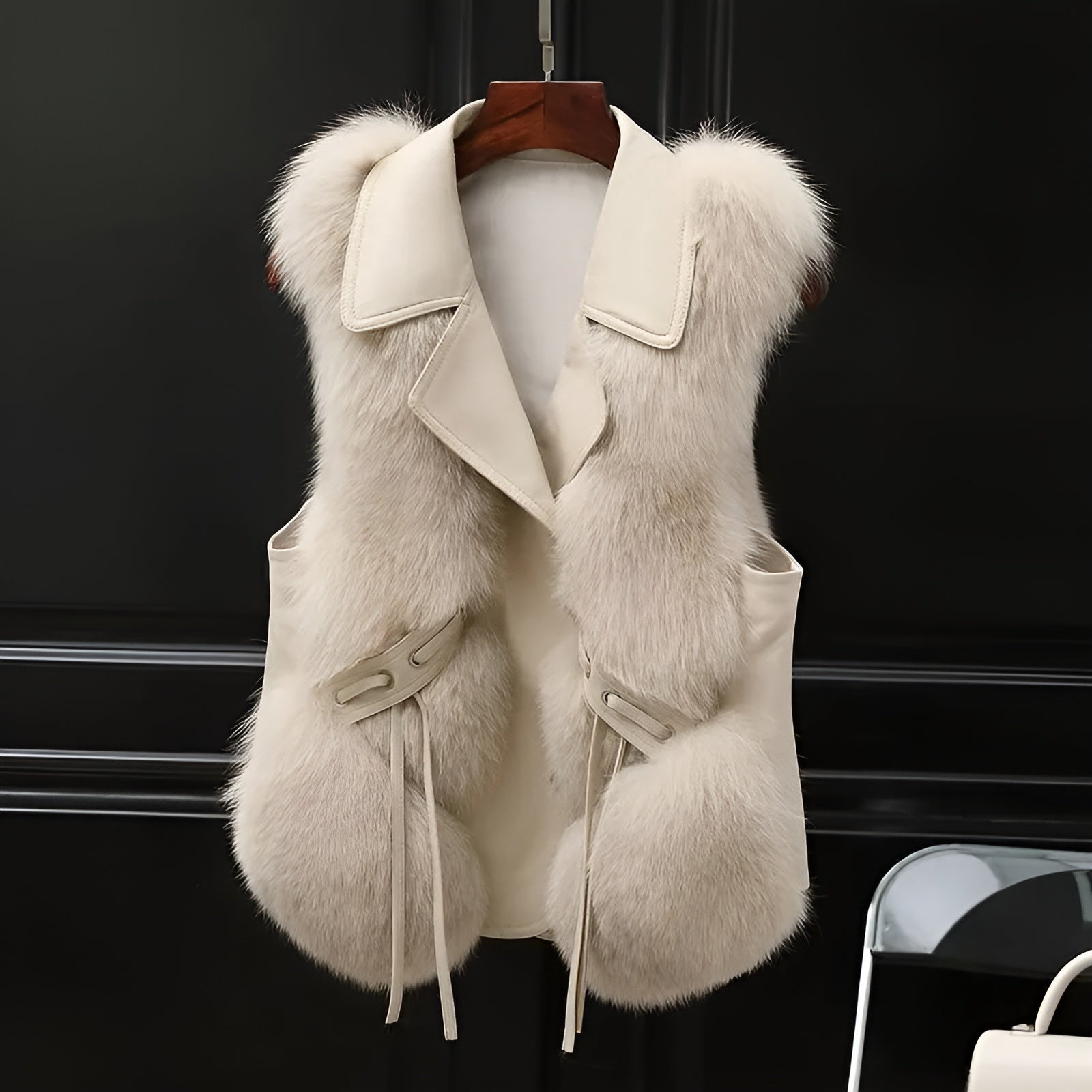Gilet en Fourrure Synthétique Doux et Élégant - PanierRoyale