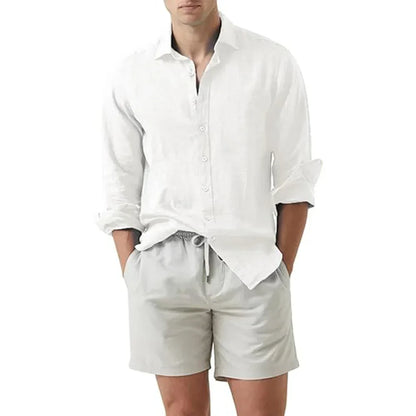 Chemise Homme Lin et Coton pour Été