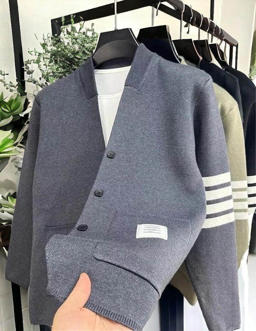 Cardigan Homme Coton Mélangé