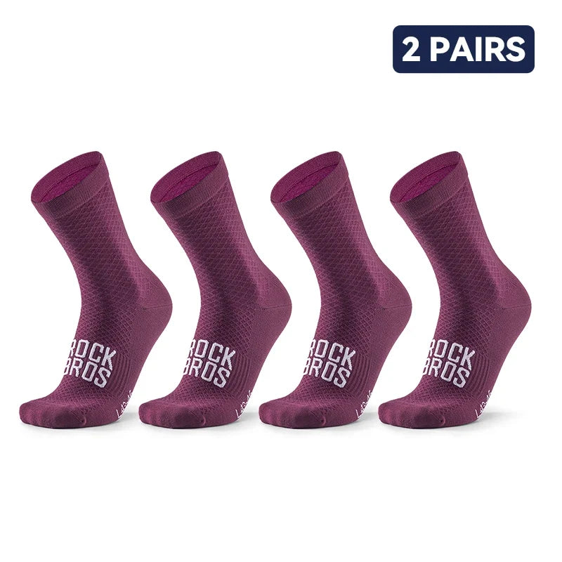 Lot Chaussettes Cyclisme Homme Respirantes Coupe Ajustée