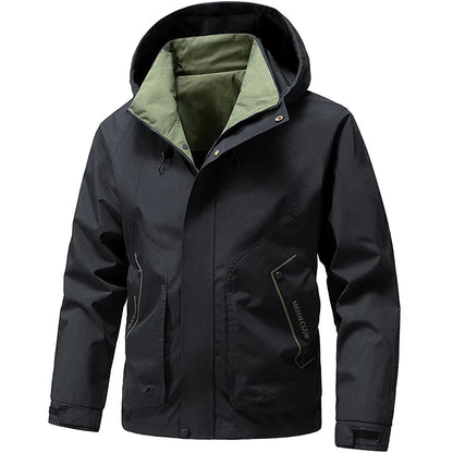 Veste de ski Homme Imperméable avec Capuche Coupe Sportive