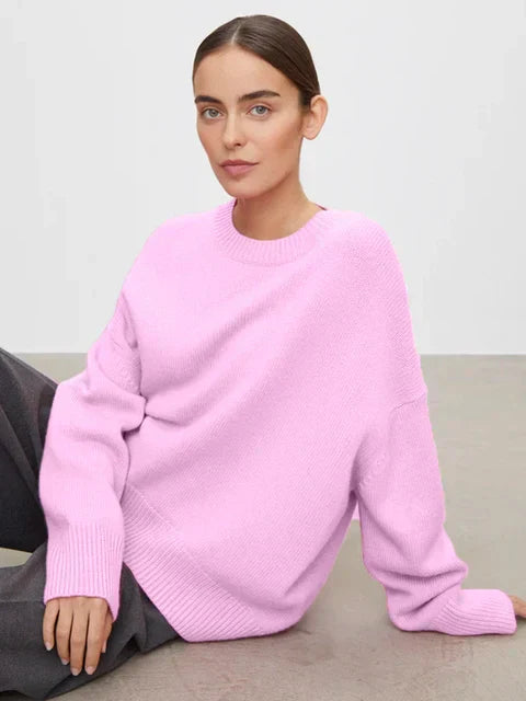 Pull Cachemire Doux Femme Hiver