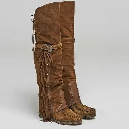 Bottes Hiver Femme Chaussures Ajustables et Confortables