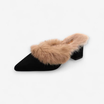 Chaussons Femmes à Bout Pointu et Talon Plat