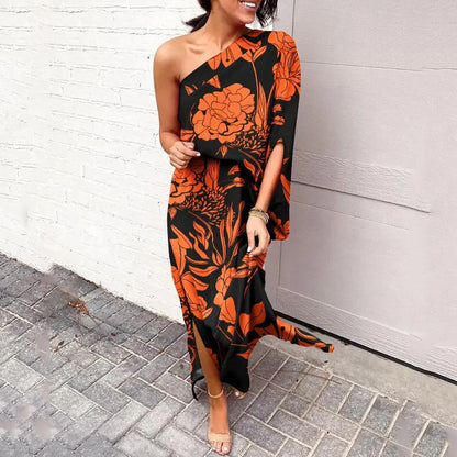 Robe Femme Élégante Taille Midi en Coton Doux