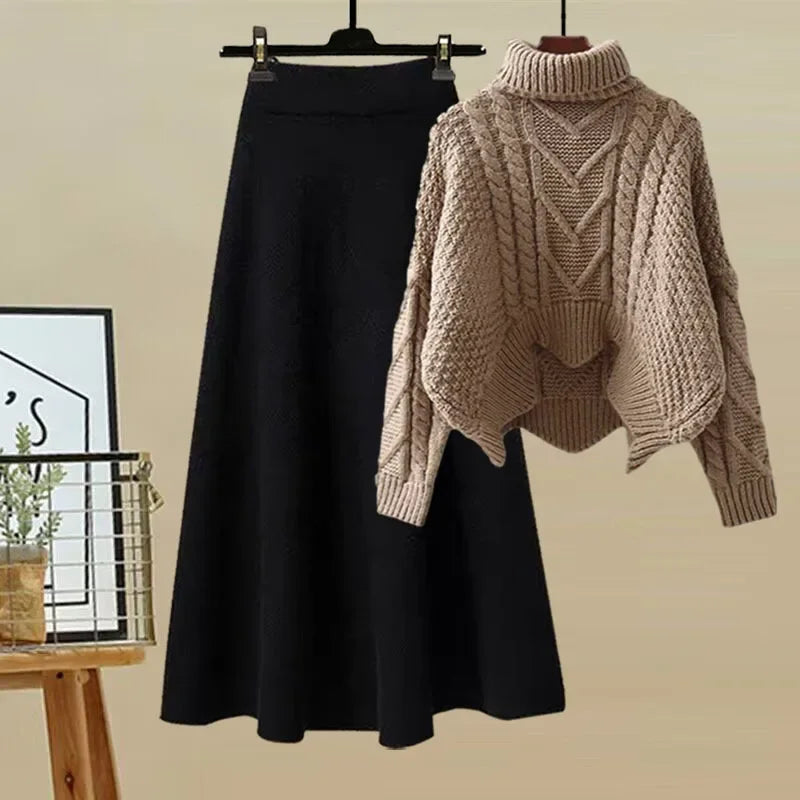 Robe Femme Élégante Col Montant et Taille Cintrée