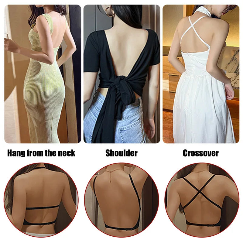 Soutien-gorge Femme Sans Couture Dos Nu Push-up