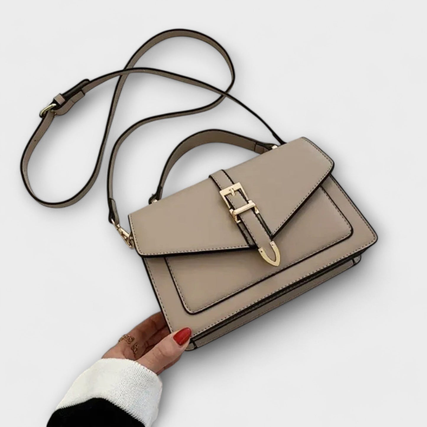 Sac à Épaules Femme Classique en Cuir Structuré - BerlinGlamour