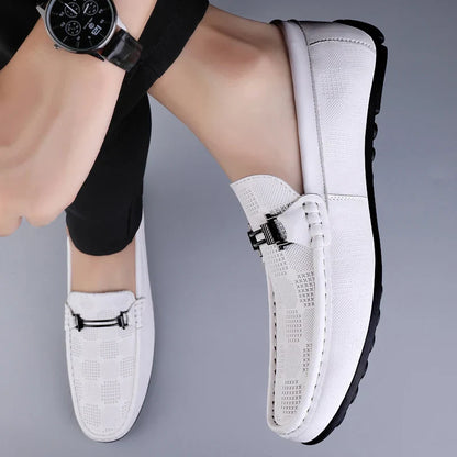Mocassin Homme Cuir Italien de Luxe