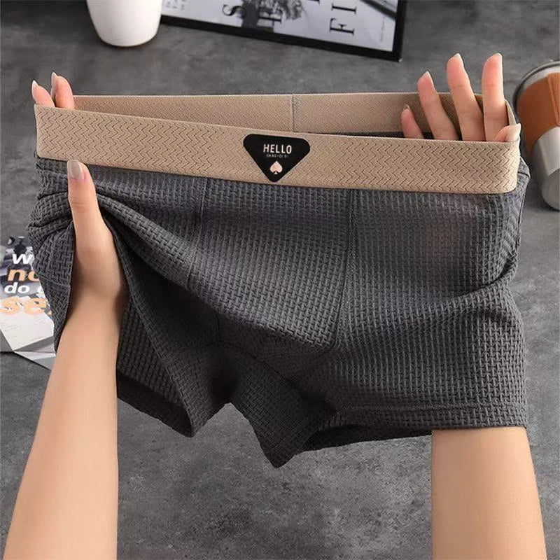 Boxer Homme Polyester Élasthanne Respirant Coupe Ajustée