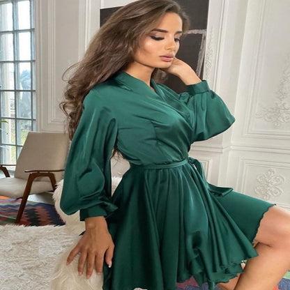 Robe Femme Élégante avec Ceinture pour une Silhouette Parfaite
