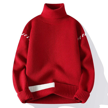 Pull Col Roulé Confort Manches Longues