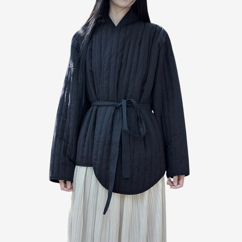Manteau Femme Chic avec Ceinture Réglable - PanierRoyale