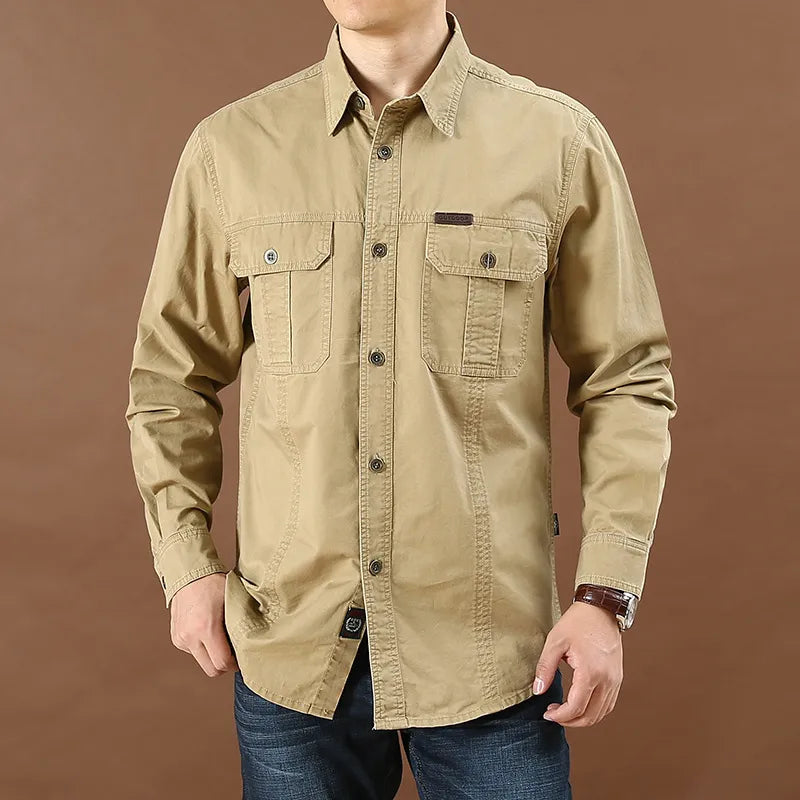 Chemise Homme Manches Longues Classique et Douce