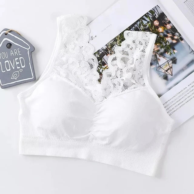 Soutien-gorge Femme Dentelle Sans Armature Confort Léger
