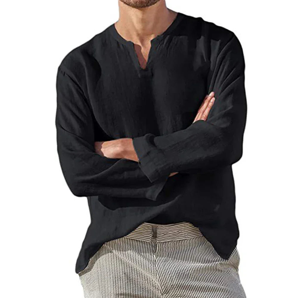 Chemise Homme Manche Longue Légère et Respirante