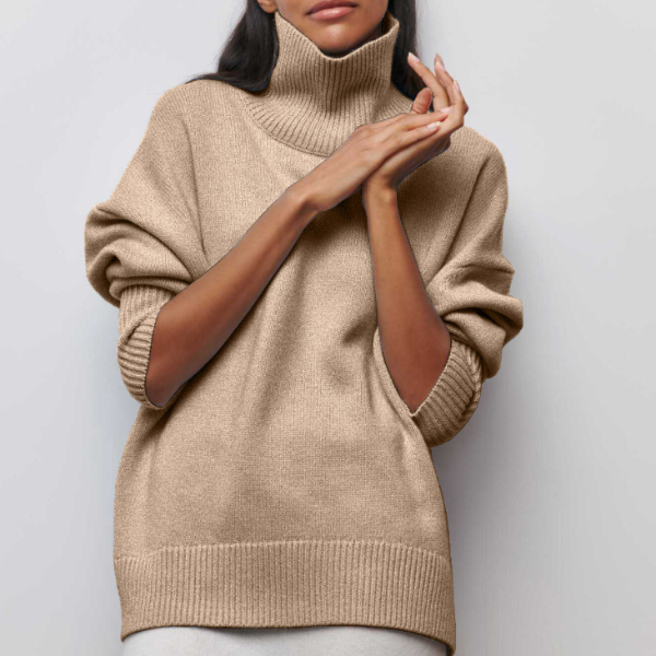 Pull Femme Hiver Chaud et Doux en Maille Souple