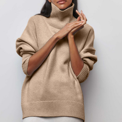 Pull Femme Hiver Chaud et Doux en Maille Souple