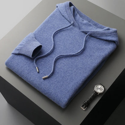 Sweat à capuche homme longues manches molletonné hiver