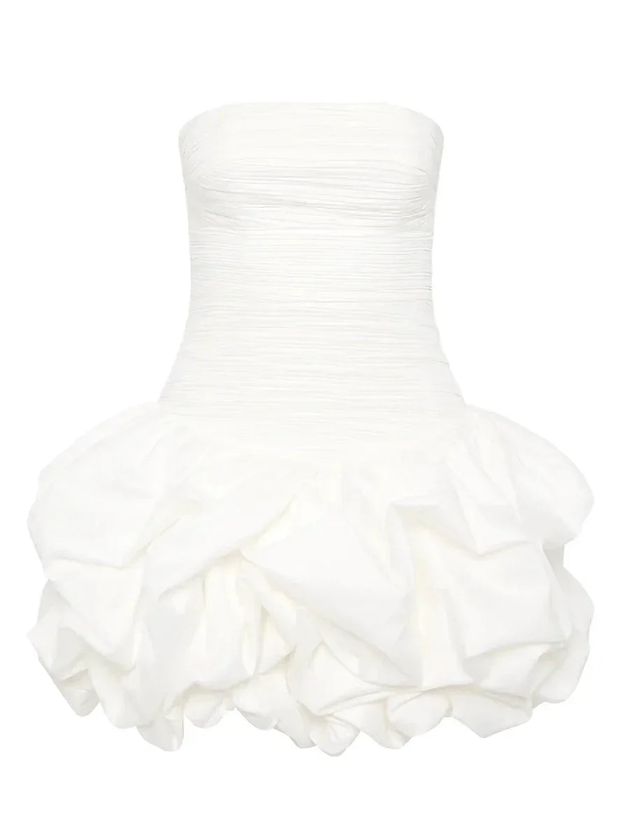 Robe sans manches fleuri pour femme avec jupe ample