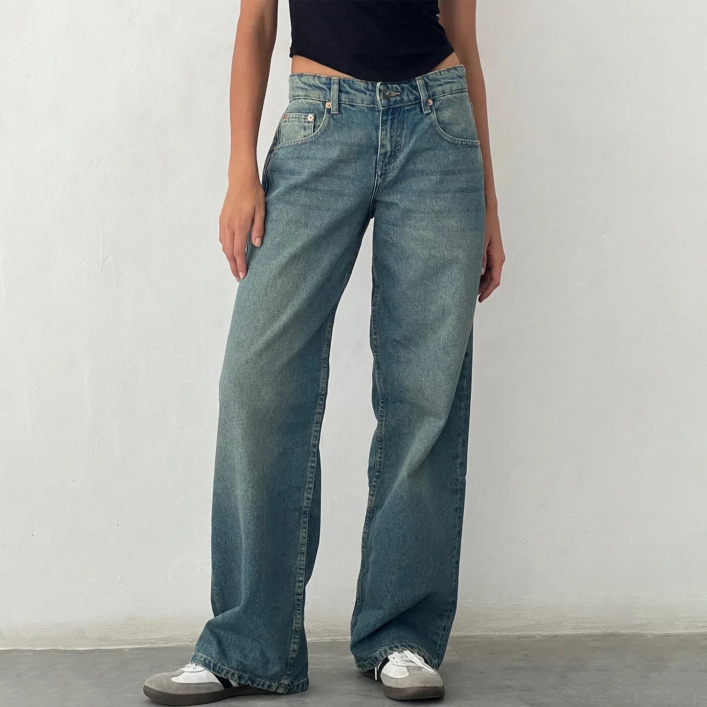 Jean Femme Large Vintage Décontracté - BerlinGlamour