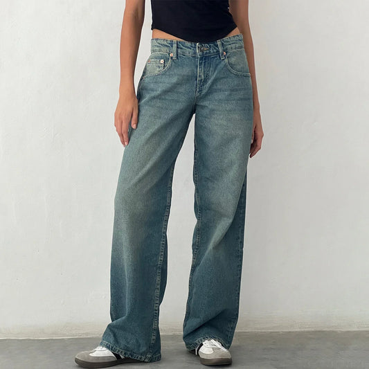 Jean Femme Large Vintage Décontracté - BerlinGlamour